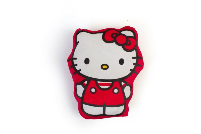 Mini Μαξιλάρι 3D AOP Sanrio Hello Kitty 691 20 cm Red 100% Velboa 5176775