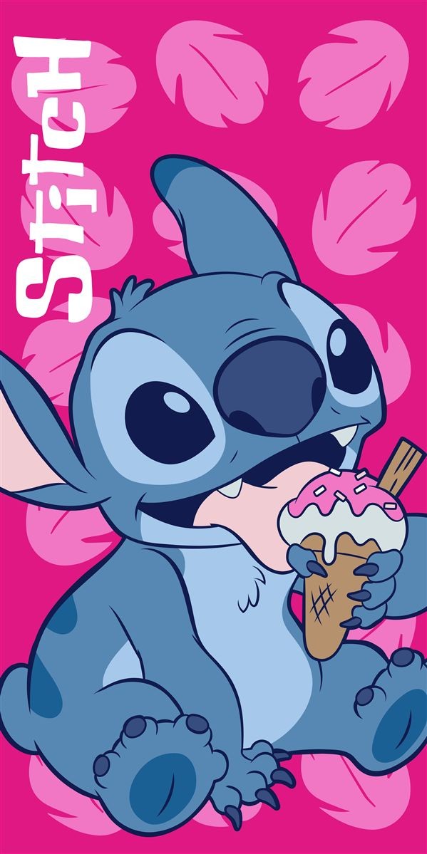 Πετσέτα Θαλάσσης Quick Dry Disney Home Lilo & Stitch 118 70X140 Fuchsia 100% Microfiber 5181307