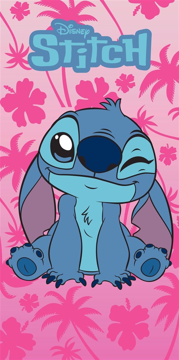 Πετσέτα Θαλάσσης Quick Dry Disney Home Lilo & Stitch 189 70X140 Pink 100% Microfiber 5181309