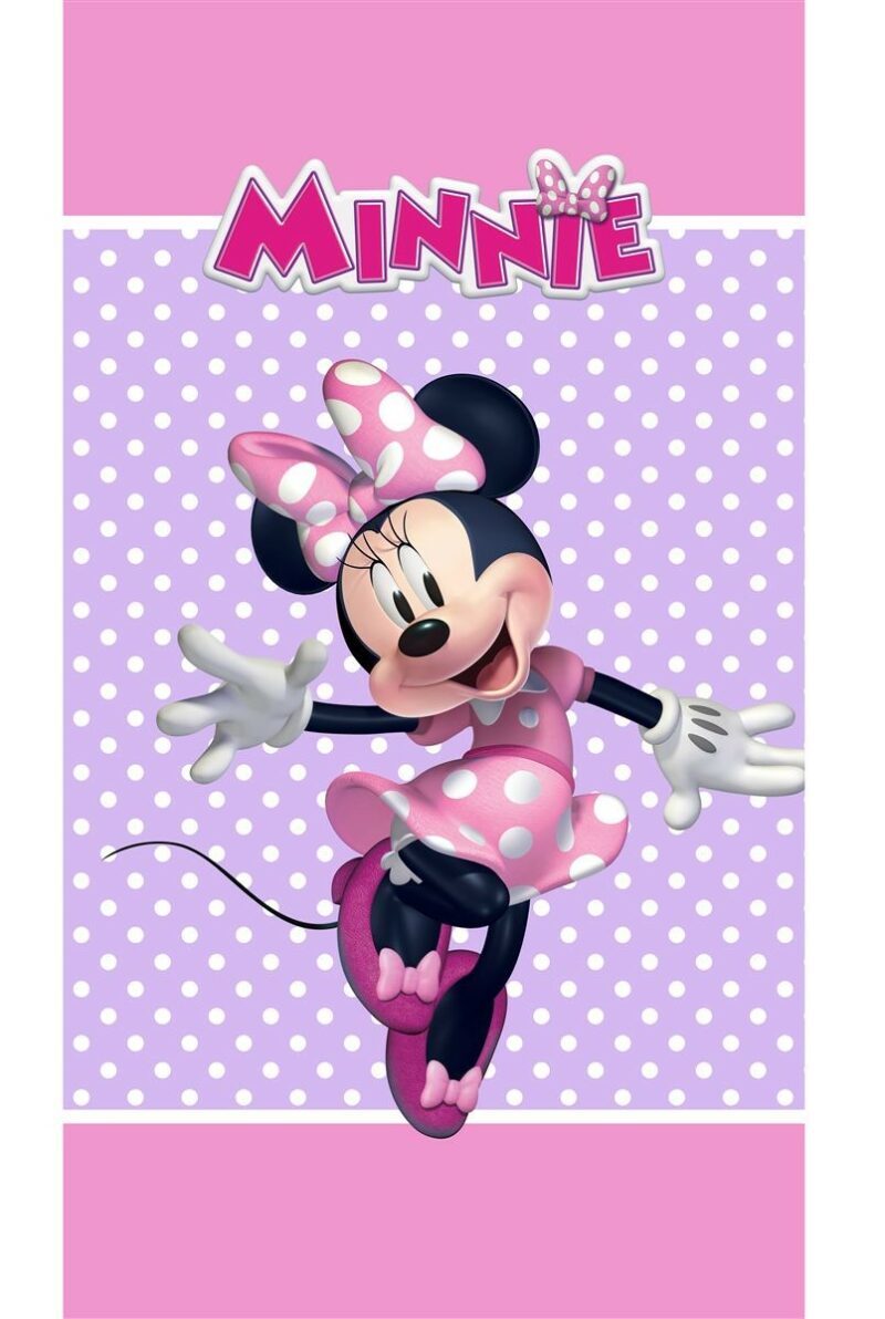 Πετσέτα Θαλάσσης Quick Dry Disney Home Minnie 180 70X140 Lilac 100% Microfiber 5181291