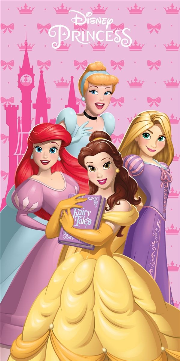 Πετσέτα Θαλάσσης Quick Dry Disney Home Princess 191 70X140 Baby Pink 100% Microfiber 5181321