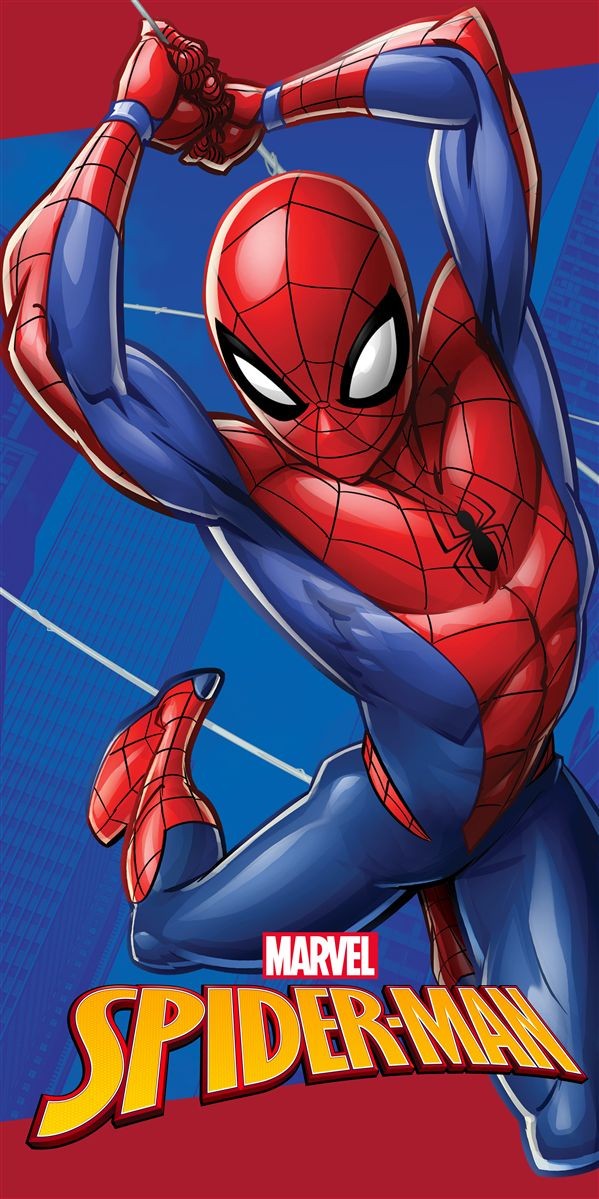 Πετσέτα Θαλάσσης Quick Dry Marvel Spider-Man 184 70X140 Blue 100% Microfiber 5181299