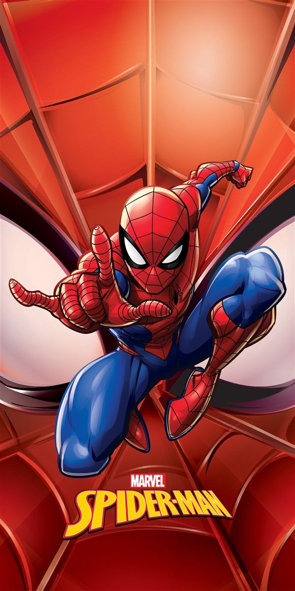 Πετσέτα Θαλάσσης Quick Dry Marvel Spider-Man 669 70X140 Red 100% Microfiber 5181303