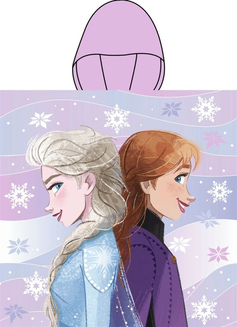 Πόντσο Θαλάσσης Quick Dry Disney Home Frozen 199 50X100 Lilac 100% Microfiber 5181336