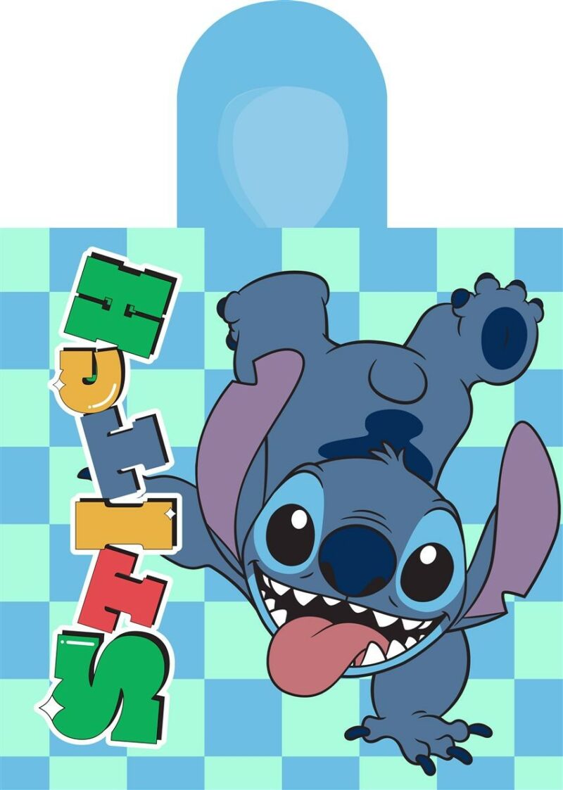 Πόντσο Θαλάσσης Quick Dry Disney Home Lilo & Stitch 196 50X100 Aqua-Sky Blue 100% Microfiber 5181354