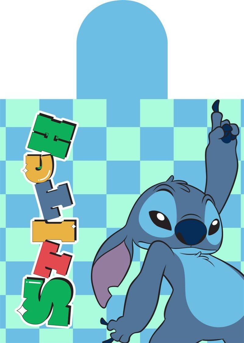 Πόντσο Θαλάσσης Quick Dry Disney Home Lilo & Stitch 196 50X100 Aqua-Sky Blue 100% Microfiber 5181355