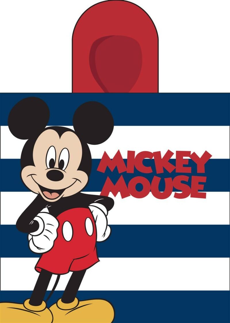 Πόντσο Θαλάσσης Quick Dry Disney Home Mickey 193 50X100 White-Dark Blue 100% Microfiber 5181339