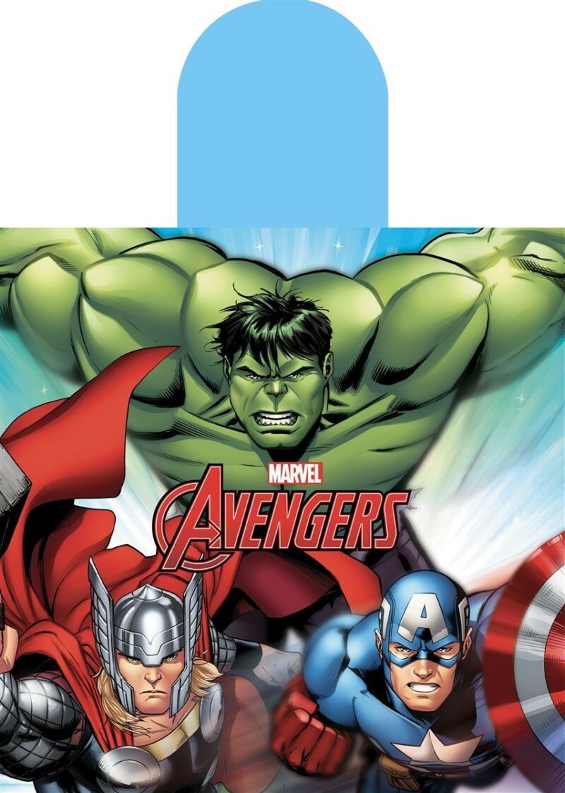 Πόντσο Θαλάσσης Quick Dry Marvel Avengers 198 50X100 White-Multi 100% Microfiber 5181334