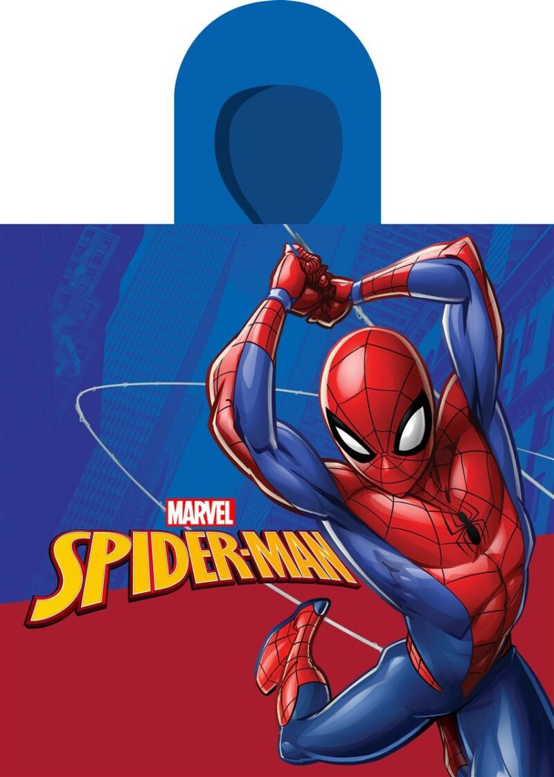 Πόντσο Θαλάσσης Quick Dry Marvel Spider-Man 197 50X100 Blue 100% Microfiber 5181348