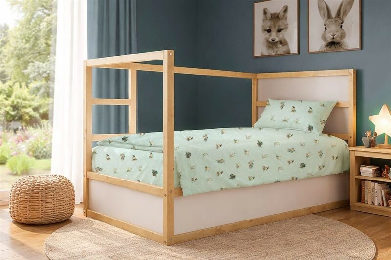 Σεντόνια Εμπριμέ Σετ 3 τεμ kids Bear’s Playtime 593 160X240 Mint 100% Cotton 5310295