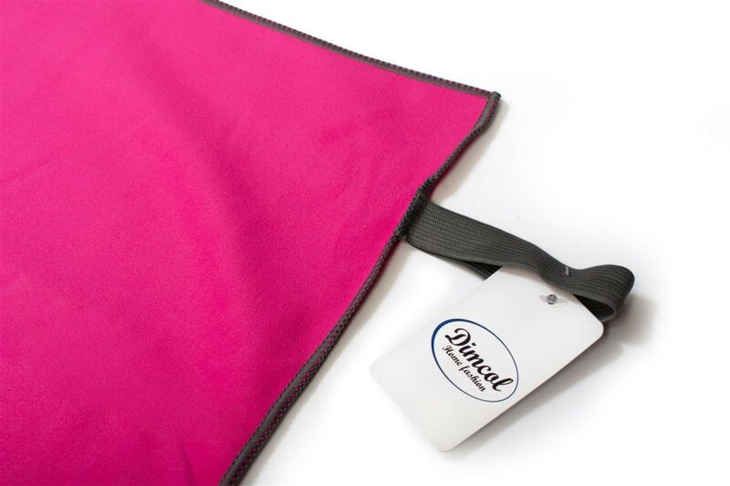 Πετσέτα Γυμναστηρίου Quick Dry 50×80 Fuchsia-Dark Grey 90/10 Polyester/Polyamide 5391625