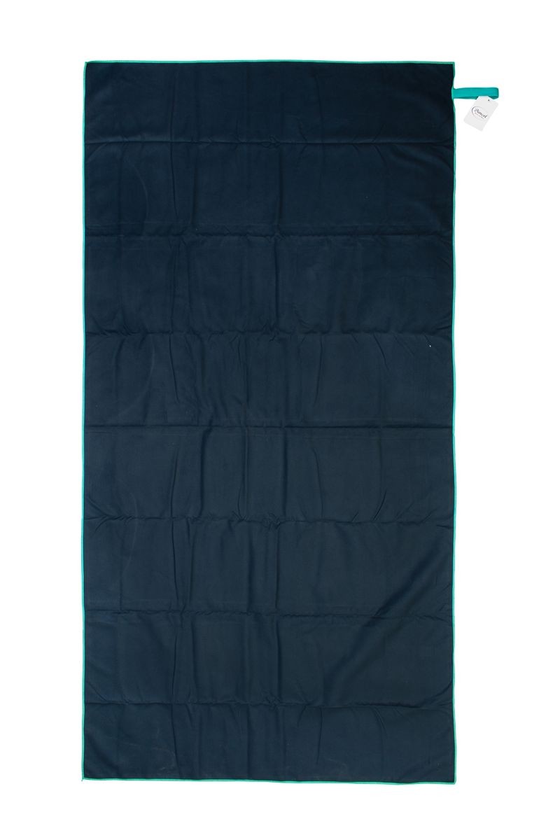Πετσέτα Γυμναστηρίου Quick Dry 50×80 Navy Blue-Turquoise 90/10 Polyester/Polyamide 5391614