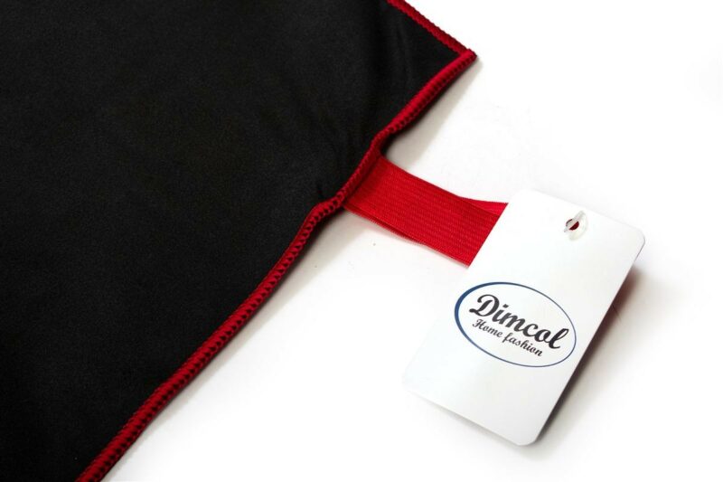 Πετσέτα Θαλάσσης Quick Dry 80×160 Black-Bordeaux 90/10 Polyester/Polyamide 5391600