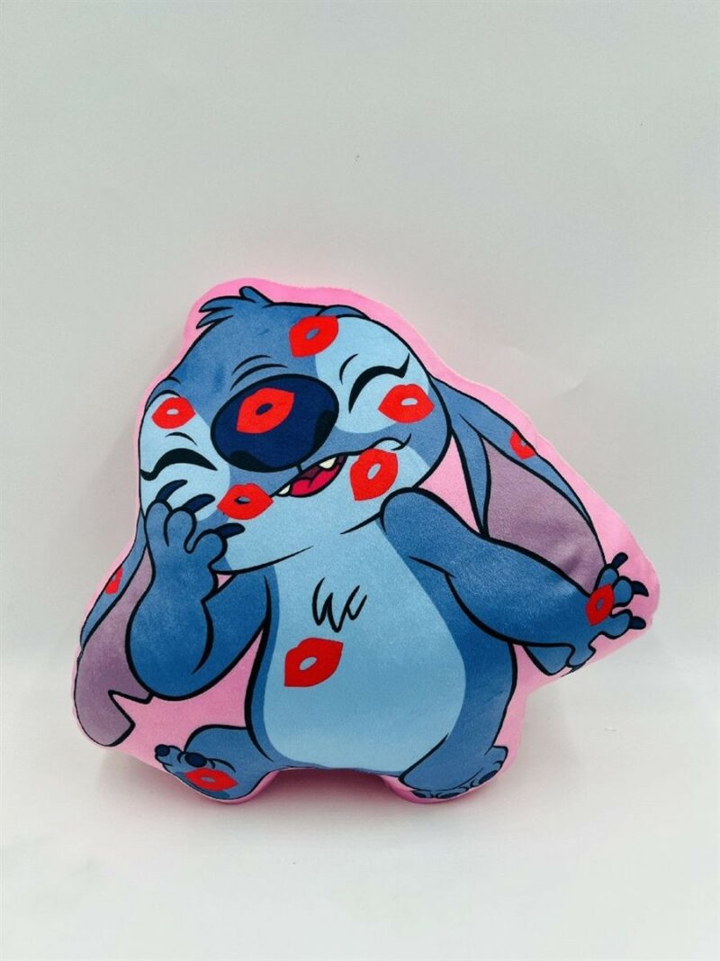 Μαξιλάρι 3D Disney Home Stitch 616 35 cm Pink 100% Velboa 5377128