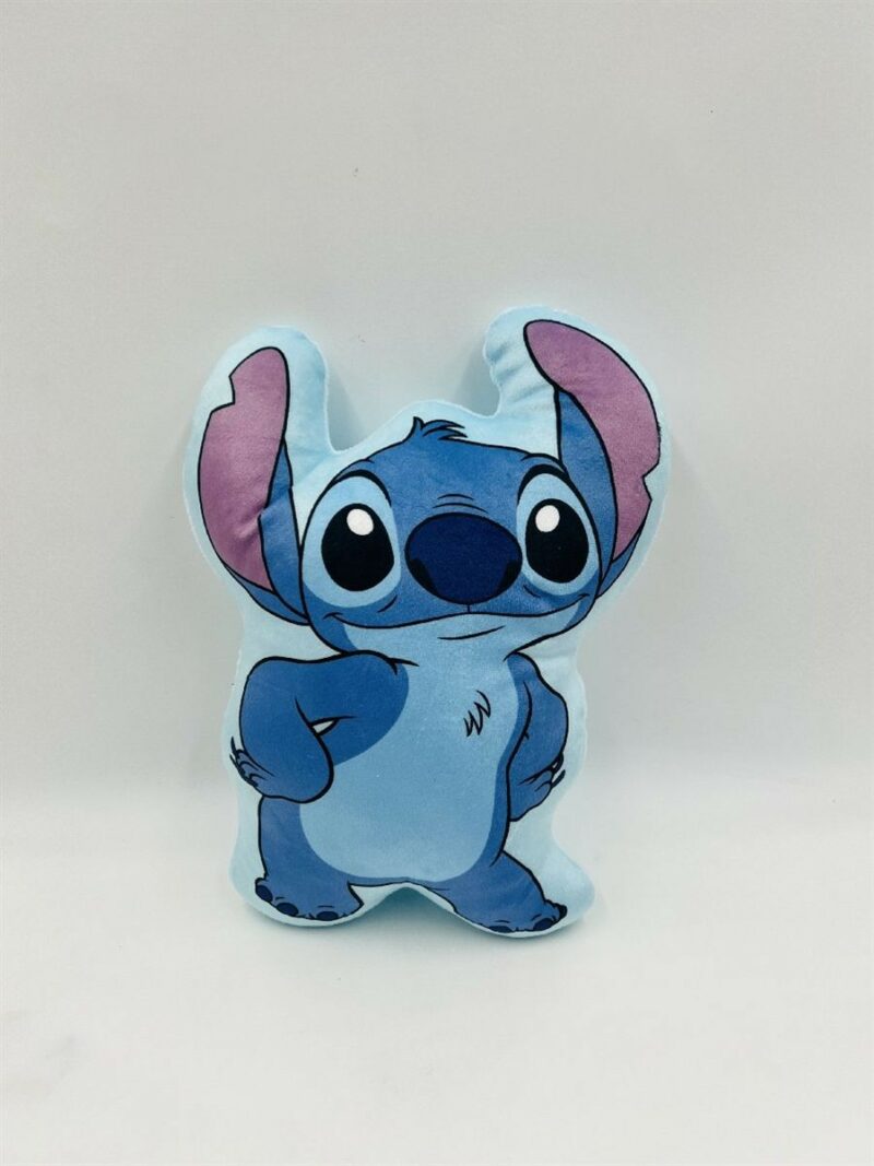 Μαξιλάρι 3D Disney Home Stitch 617 35 cm Sky Blue 100% Velboa 5377156