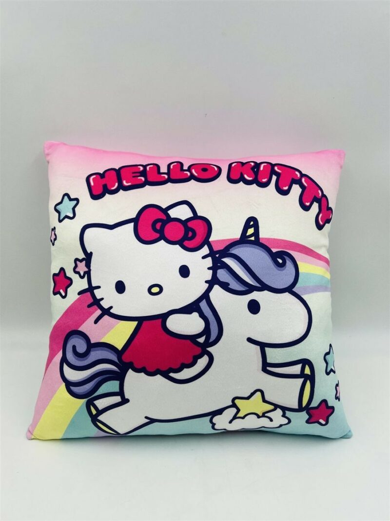 Βελούδινο Μαξιλάρι Sanrio Hello Kitty 602 38X38 Pink-Multi 100% Velboa 5377166