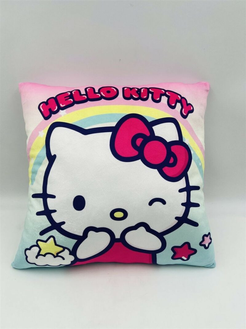 Βελούδινο Μαξιλάρι Sanrio Hello Kitty 602 38X38 Pink-Multi 100% Velboa 5377167