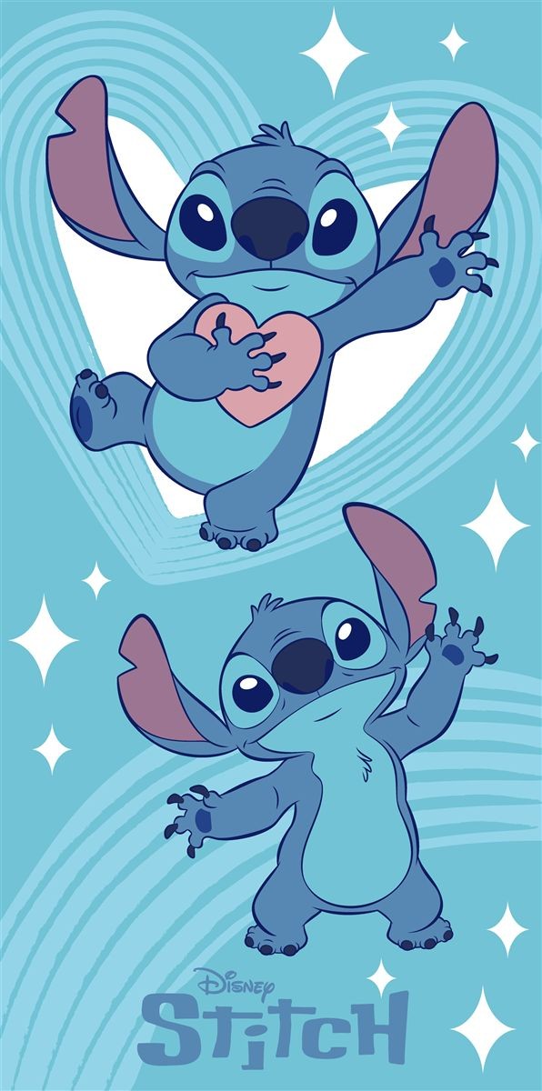 Πετσέτα Θαλάσσης Quick Dry Disney Home Lilo & Stitch 545 70X140 Sky Blue 100% Microfiber 5406540