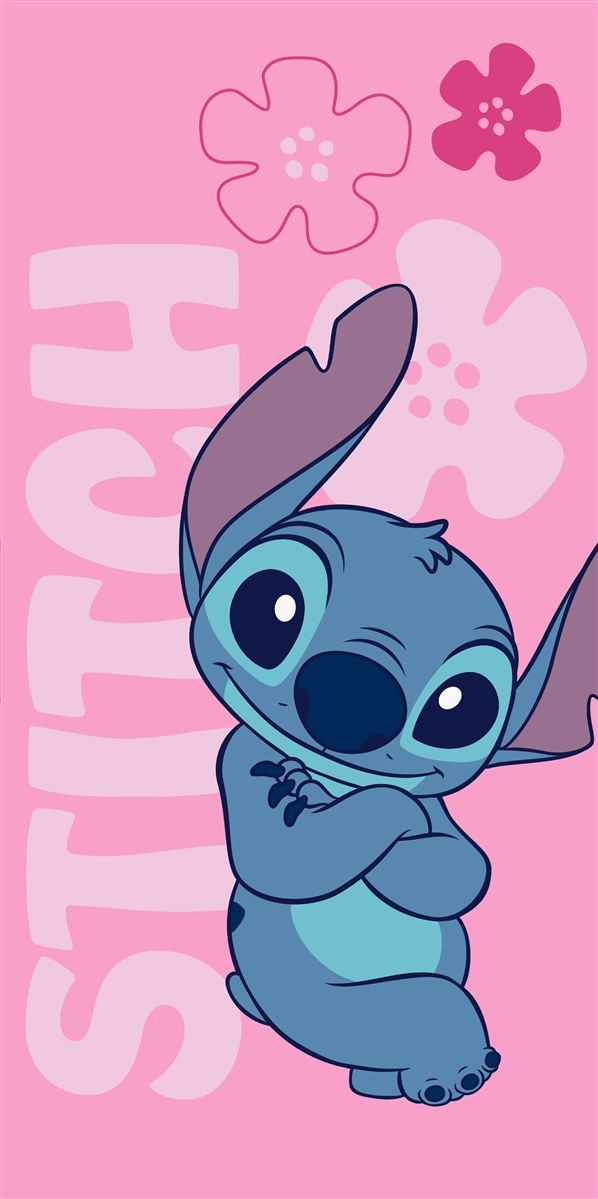 Πετσέτα Θαλάσσης Quick Dry Disney Home Lilo & Stitch 548 70X140 Pale Pink 100% Microfiber 5406542