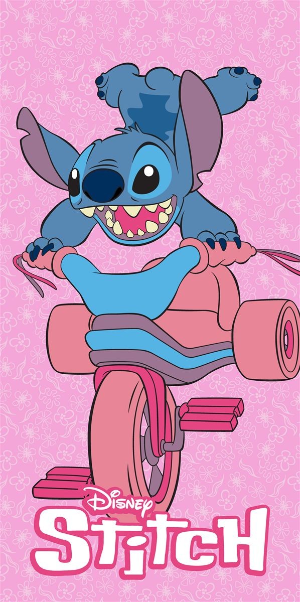 Πετσέτα Θαλάσσης Quick Dry Disney Home Lilo & Stitch 557 70X140 Pink 100% Microfiber 5406544
