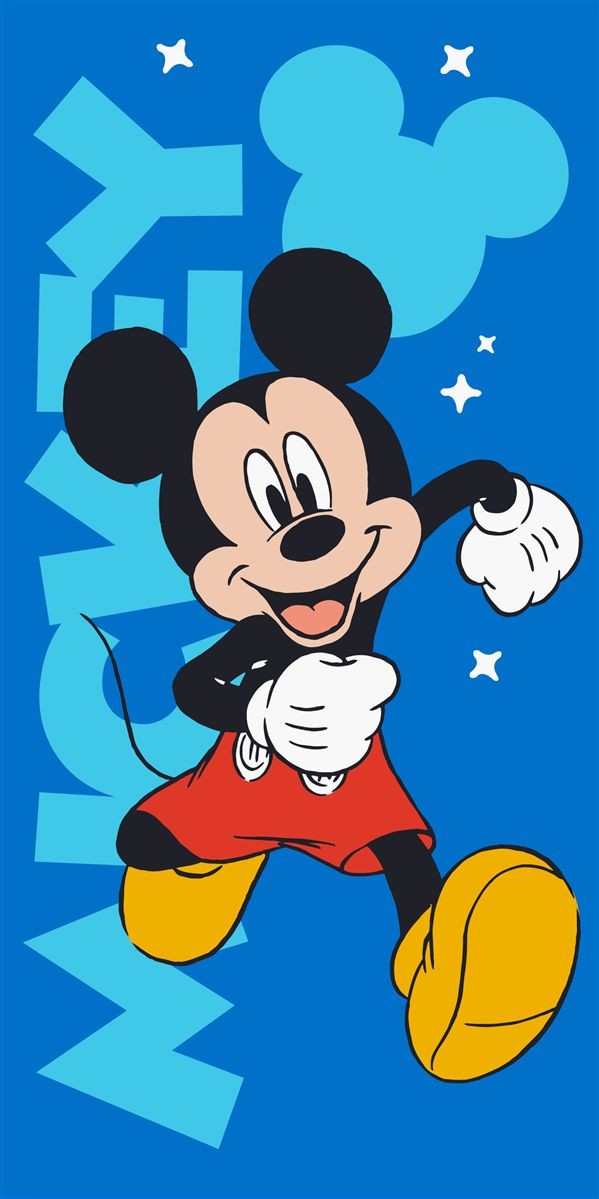 Πετσέτα Θαλάσσης Quick Dry Disney Home Mickey 540 70X140 Blue 100% Microfiber 5406560