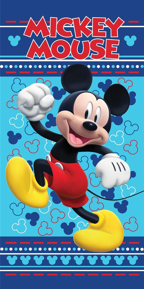 Πετσέτα Θαλάσσης Quick Dry Disney Home Mickey 541 70X140 Sky Blue 100% Microfiber 5406563