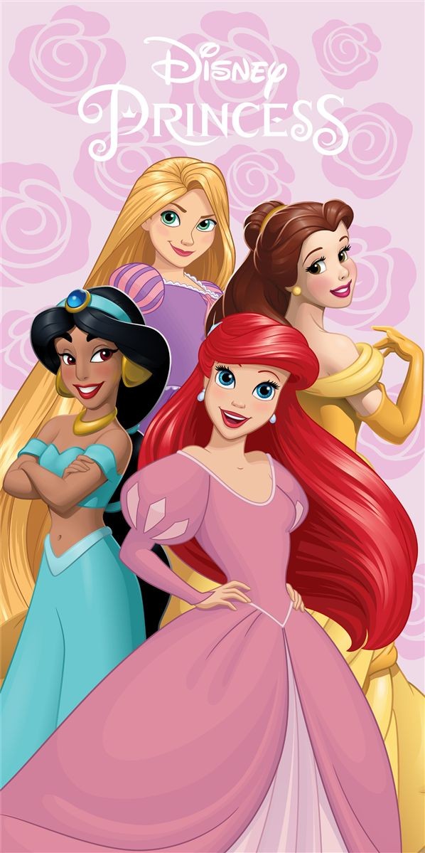Πετσέτα Θαλάσσης Quick Dry Disney Home Princess 334 70X140 Pastel Lilac 100% Microfiber 5406519
