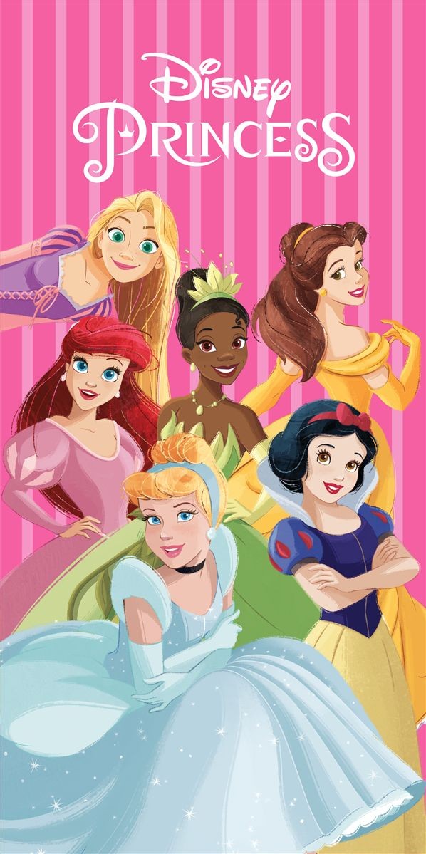 Πετσέτα Θαλάσσης Quick Dry Disney Home Princess 552 70X140 Fuchsia-Pink 100% Microfiber 5406522