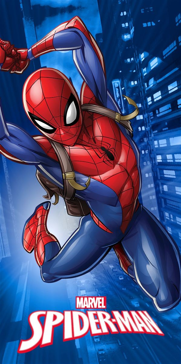 Πετσέτα Θαλάσσης Quick Dry Marvel Spider-Man 375 70X140 Blue 100% Microfiber 5406525