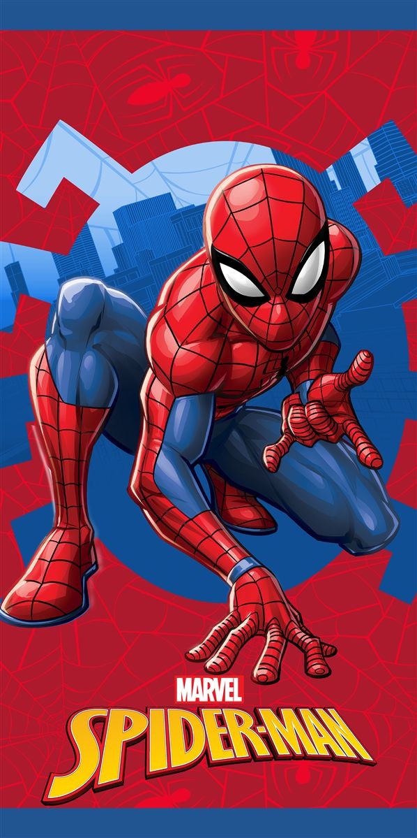 Πετσέτα Θαλάσσης Quick Dry Marvel Spider-Man 531 70X140 Red 100% Microfiber 5406572