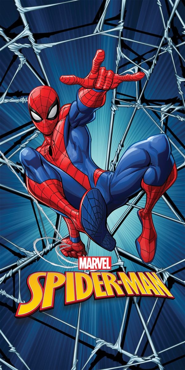 Πετσέτα Θαλάσσης Quick Dry Marvel Spider-Man 550 70X140 Blue 100% Microfiber 5406578
