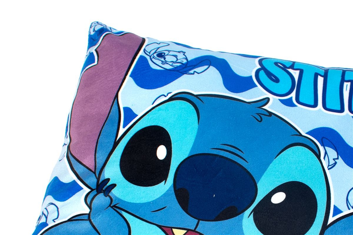 Βελούδινο Μαξιλάρι Disney Home Stitch 09 38X38 Blue 100% Velboa - Image 3