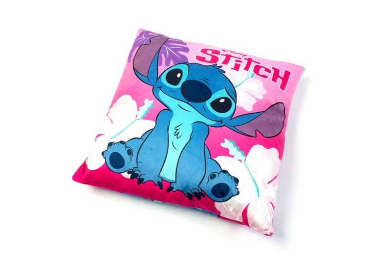 Βελούδινο Μαξιλάρι Disney Home Stitch 74 38X38 Fuchsia-Pink 100% Velboa 5623279