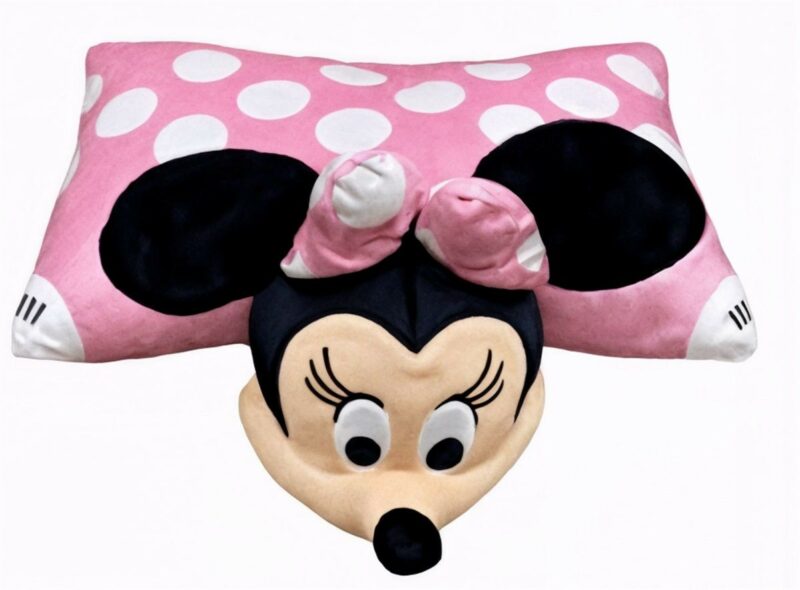 Μαξιλάρι – Λούτρινο 2 σε 1 Disney Home Minnie 88 45X28 Pink 100% Polyester 5597953