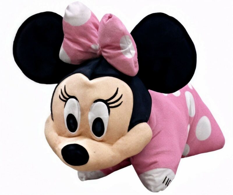 Μαξιλάρι – Λούτρινο 2 σε 1 Disney Home Minnie 88 45X28 Pink 100% Polyester 5597955