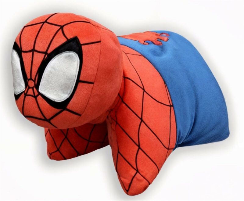 Μαξιλάρι – Λούτρινο 2 σε 1 Marvel Spider-Man 89 45X28 Red-Blue 100% Polyester 5597965