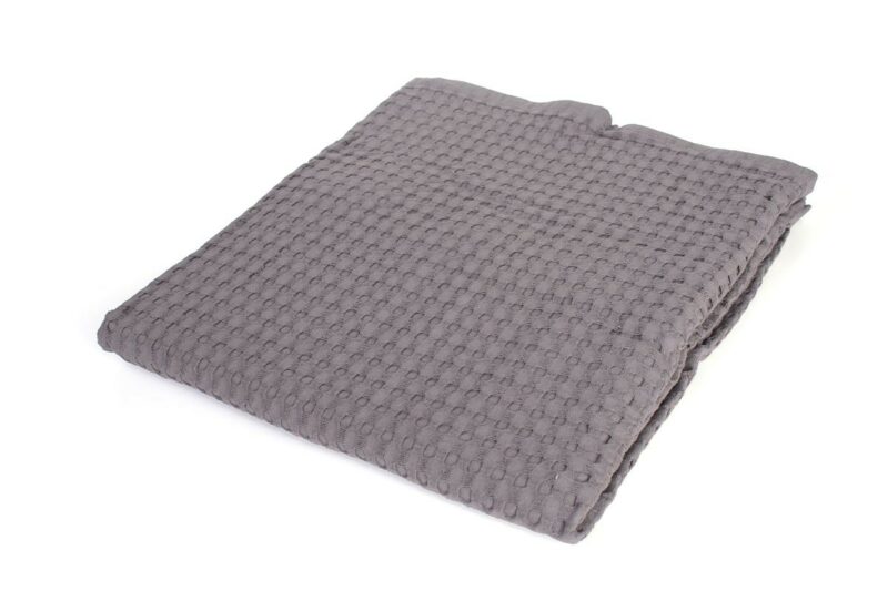 Κουβέρτα Πικέ bebe Μονόχρωμη 325 gr/m² 85×110 Grey 100% Cotton 5629106