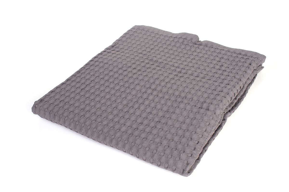 Κουβέρτα Πικέ bebe Μονόχρωμη 325 gr/m² 85x110 Grey 100%