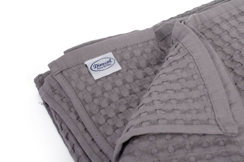 Κουβέρτα Πικέ bebe Μονόχρωμη 325 gr/m² 85×110 Grey 100% Cotton 5629107