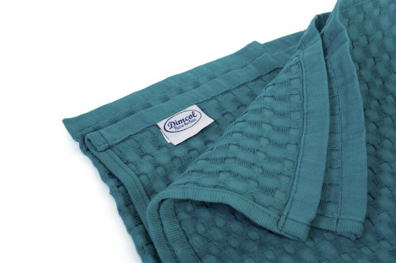Κουβέρτα Πικέ bebe Μονόχρωμη 325 gr/m² 125×150 Petrol 100% Cotton 5629155