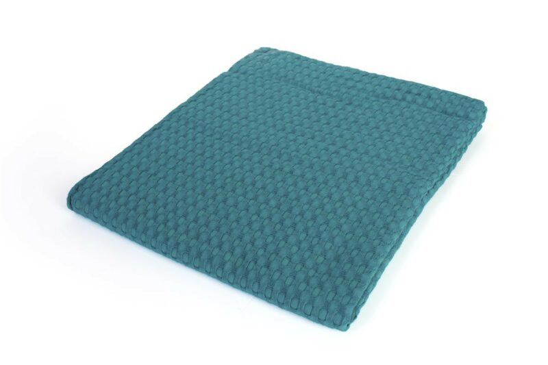 Κουβέρτα Πικέ bebe Μονόχρωμη 325 gr/m² 85×110 Petrol 100% Cotton 5629109