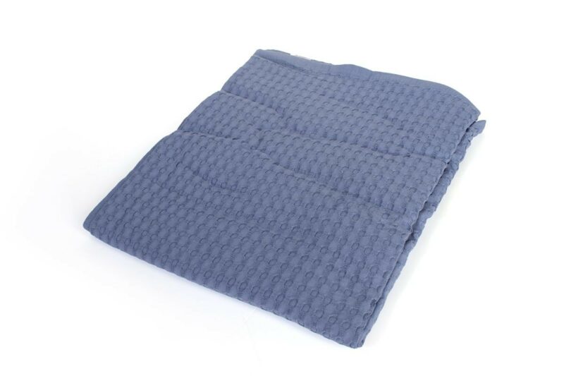 Κουβέρτα Πικέ bebe Μονόχρωμη 325 gr/m² 85×110 Classic Blue 100% Cotton 5629124