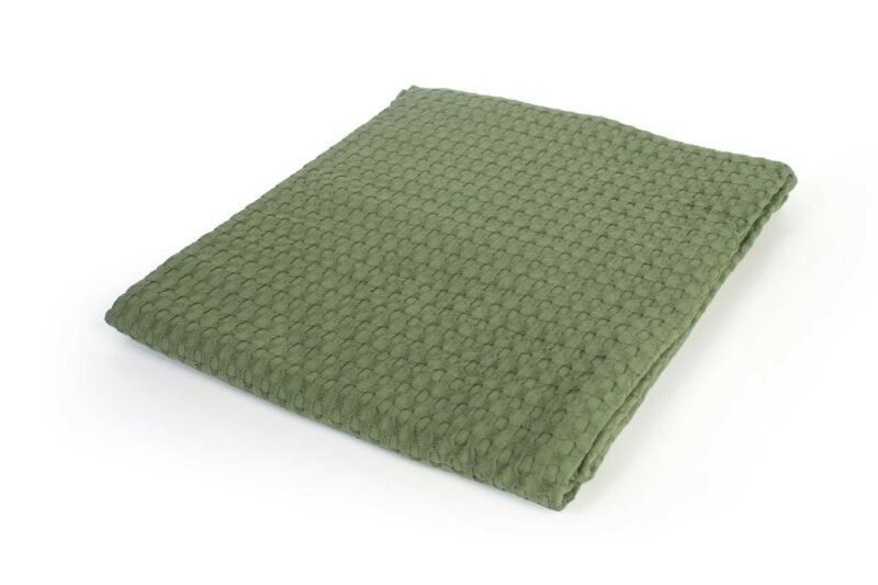 Κουβέρτα Πικέ bebe Μονόχρωμη 325 gr/m² 85×110 Olive 100% Cotton 5629130