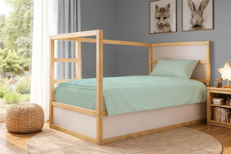 Κουβέρτα Πικέ Μονόχρωμη 325 gr/m² 165×270 Mint 100% Cotton 5629173