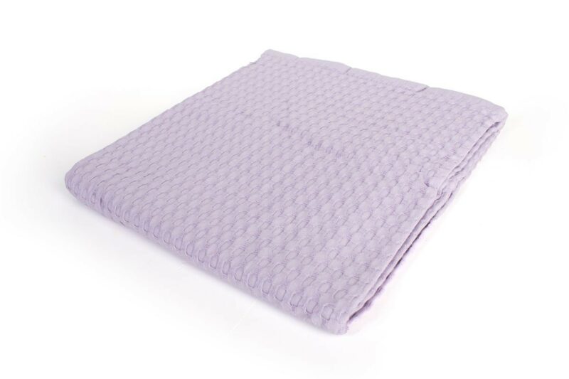 Κουβέρτα Πικέ bebe Μονόχρωμη 325 gr/m² 85×110 Pastel Lilac 100% Cotton 5642359