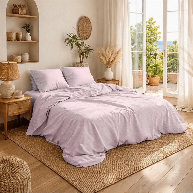 Κουβέρτα Πικέ Μονόχρωμη 325 gr/m² 225×270 English Rose 100% Cotton 5652362