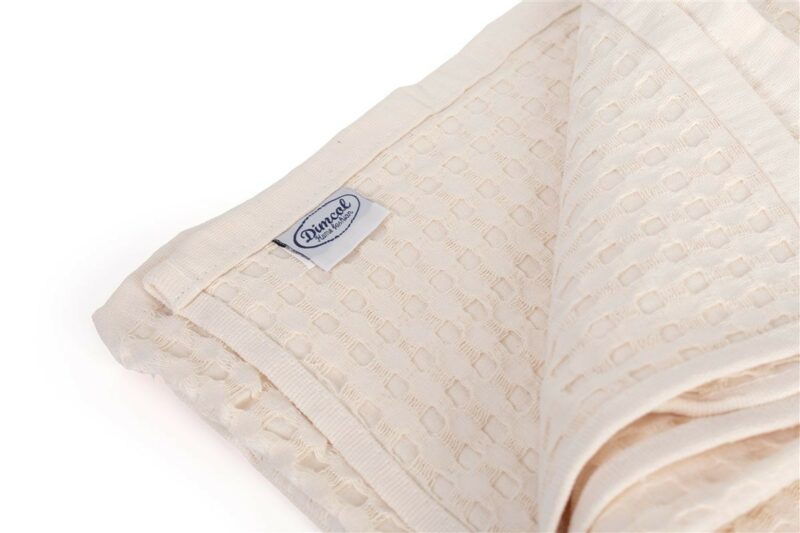Κουβέρτα Πικέ bebe Μονόχρωμη 325 gr/m² 85×110 Ecru 100% Cotton 5652324