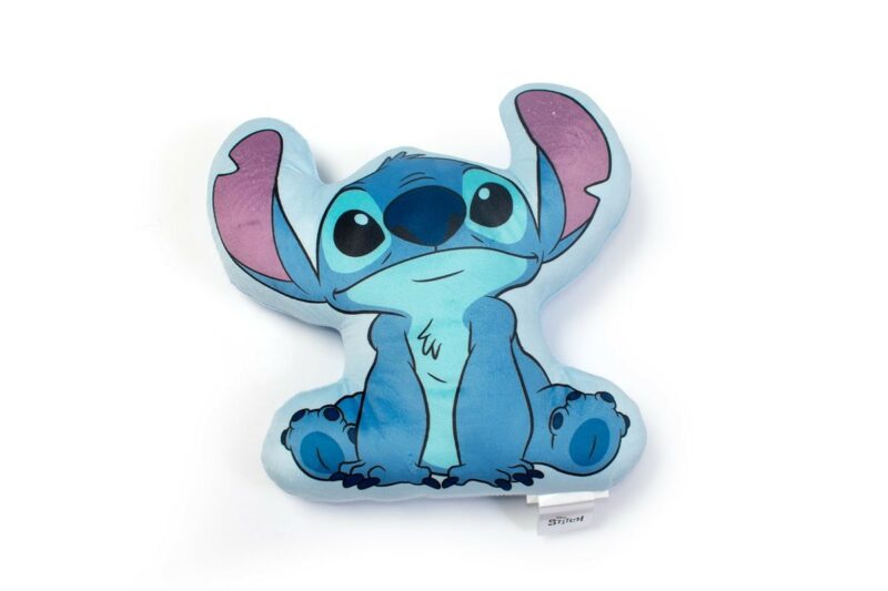Μαξιλάρι 3D Disney Home Stitch 350 35 cm Sky Blue 100% Velboa 5666015
