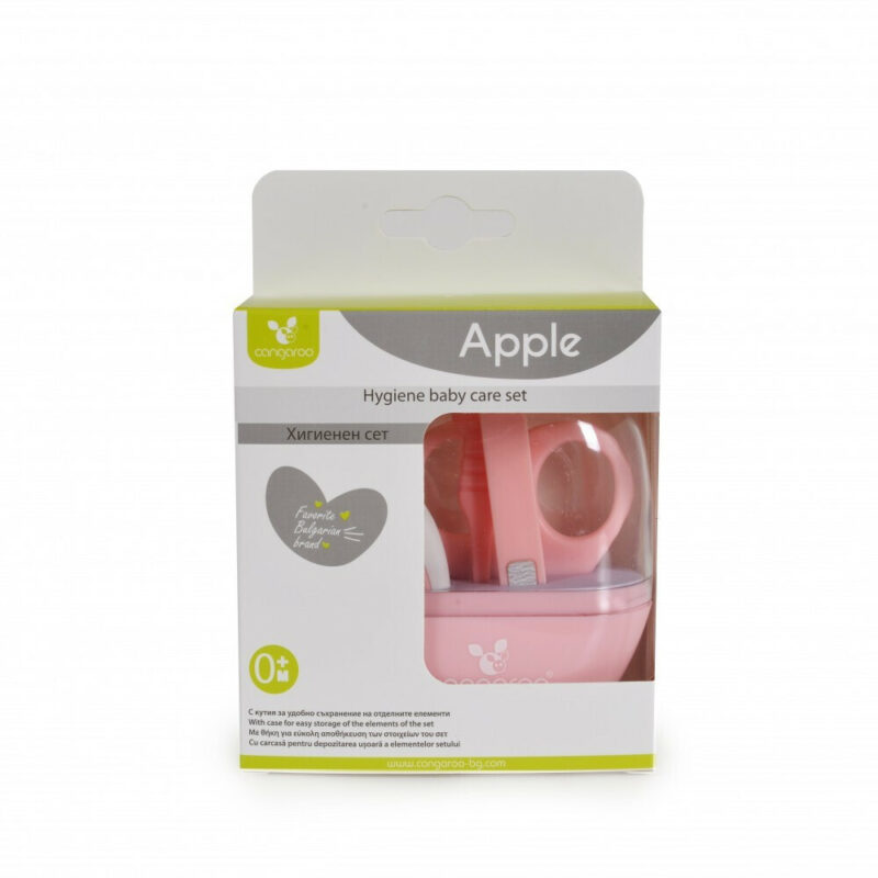 Σετ Περιποίησης Νυχιών Μωρού Apple Cangaroo Pink 3800146269722