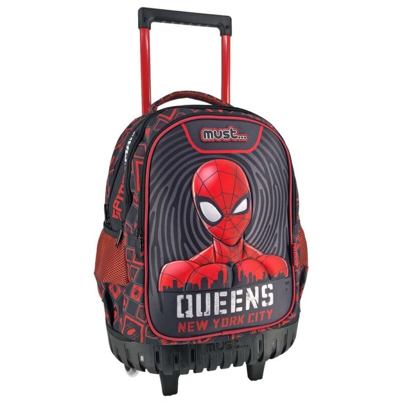 Τσάντα Πλάτης Τρόλεϊ Δημοτικού Spiderman Queens Must 000508117